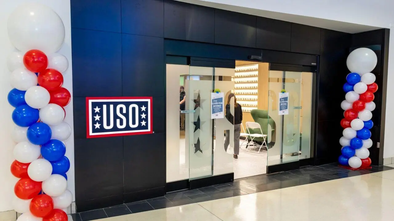 USO Lounge at Nashville International Airport (BNA) for military personnel and their families